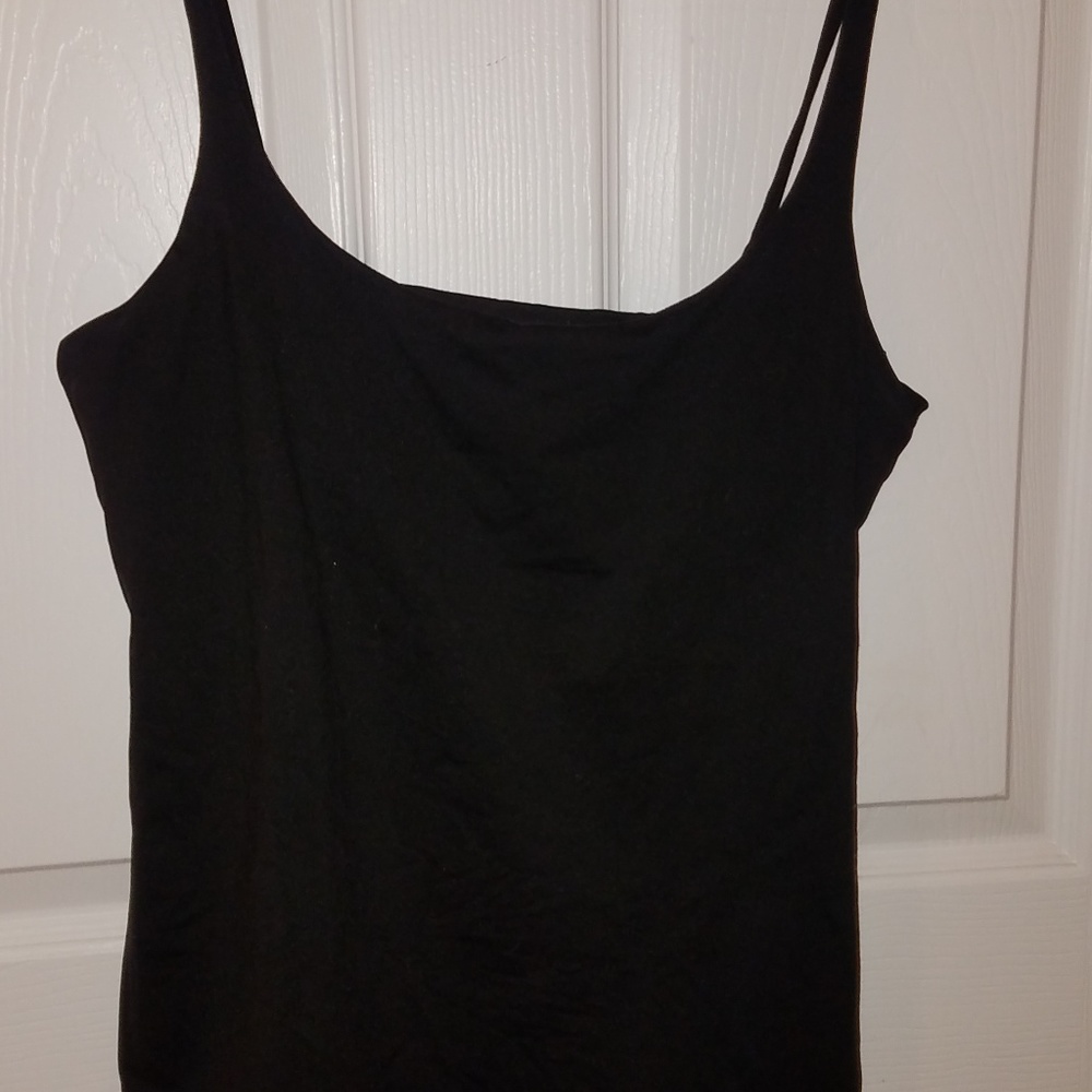 NEW YORK AND CO BLACK CAMISOLE SPANDEX